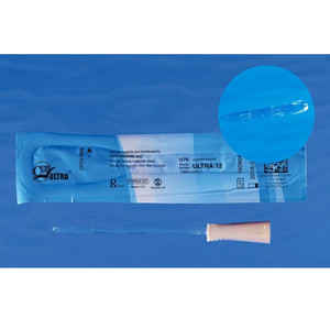 CATHETERS URETHRAL DISP ST INTERMITTENT PVC STRAIGHT TIP LF FEMALE 12FR 16IN W/O BPA DEHP (30/BX 10BX/CS) [500-UC12-ULTRA]
