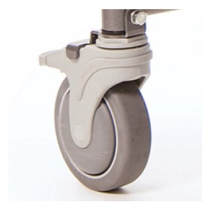 SCOOT CHAIR ACCESSORIES MOBILITY REPLACEMENT REAR 5IN LOCKING CASTER W/FOOT BRAKE (EA) [254-SW-02]