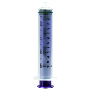 ENTERNAL ACCESSORIES ENFIT TIP SYRINGE 60ML FEED AND FLUSH (30/BX 6BX/CS) [600-VED-660]