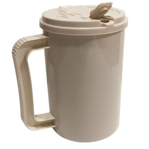 INSULATED MUG W/LID AND STRAW 22OZ GREY (60/CS) [500-PP04]