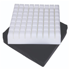 CUSHIONS WHEELCHAIR GEO-MATT PRT 18IN X 16IN X 3IN W/ANTI SLIP COVER (6/CS) [172-PRT1816-96-CS]