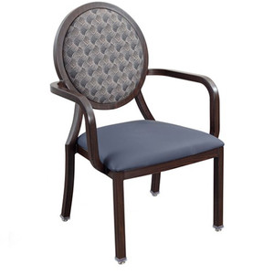 DINING ROOM CHAIR 23IN X 23IN X 38IN 500LB CAP NICKEL PLATED GLIDES (EA) [630-DCA250B]