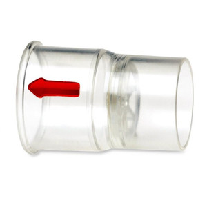 AEROSOL CONNECTOR STR-STYLE VALVE ONE WAY LOW FLOW 22MM OD TO 22MM ID MALE TO FEMALE (EA) [122-HUD1664]