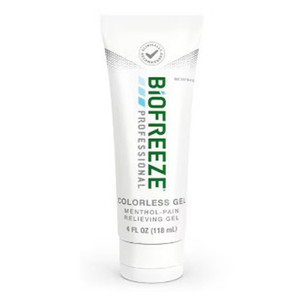 ANALGESICS PAIN RELIEF GEL MUSCLE RUB 4OZ TUBE COLORLESS BIOFREEZE (12/BX 12BX/CS) [748-13410]