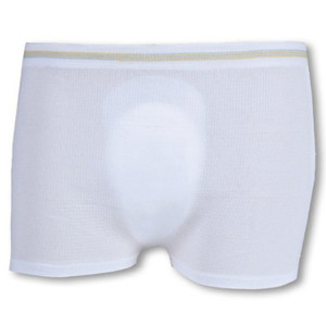 PANTS INCO MESH REUSE LF 31-50IN SM/MD YELLOW/BLUE ATTENDS MADE USA (25/BG 2BG/CS) [338-MPS20]