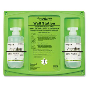 EYE WASH STATION 12IN X 15IN X 4IN W/ 2 STARTER BOTTLES OF 16OZ SALINE INCLUDES HARDWARE (EA) [500-H-6115]