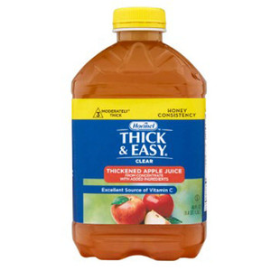 NUTRITIONALS THICK & EASY HONEY 46OZ APPLE JUICE (6/CS) [HOR30634]