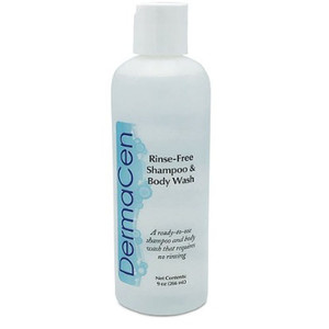 SHAMPOOS HAIR & BODY NO RINSE 9OZ DERMACEN MADE USA (24/CS) [500-FE09-NR]