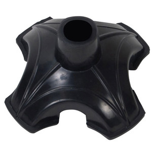 CANES ACCESSORIES TIPS BLACK 4 POINT RETAIL PACK (10/CS) [482-RTL10351]