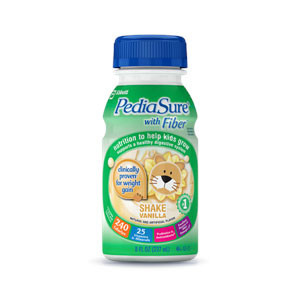 NUTRITIONALS PEDIASURE W/FIBER F/CHILD 8OZ BTL VAN GROW & GAIN (24/CS) [154-58061]