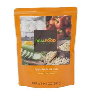 NUTRITIONALS REAL FOOD BLENDS 9.4OZ PKT EGGS APPLE & OATES (12PKT/CS) [799-49750]