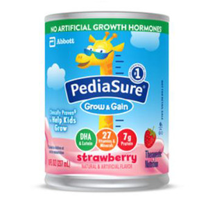 NUTRITIONALS PEDIASURE F/CHILD 8OZ CAN STRAW (24/CS) [154-67525-EA]
