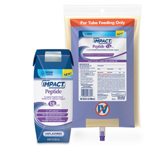 NUTRITIONALS IMPACT PEPTIDE 1.5 1000ML BAG UNFLV (6/CS) [160-097371]
