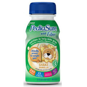 NUTRITIONALS PEDIASURE W/FIBER F/CHILD 8OZ BTL VAN (24/CS) [154-67531]