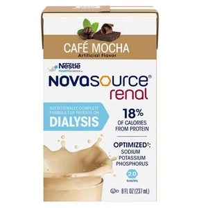 NUTRITIONALS NOVASOURCE RENAL 8OZ CTN RTU CAFE MOCHA (24/CS) [160-18544]
