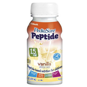 NUTRITIONALS PEDIASURE PEPTIDE 1.5 CAL F/CHILD 8OZ BTL VAN (24/CS) [154-67417-EA]