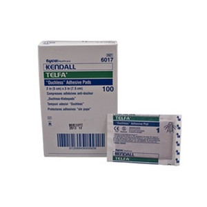 DRESSINGS NON-ADH ABS PADS ADH BORDER LF ST 2IN X 3IN ISLAND TELFA (100/BX 24BX/CS) [150-6017]