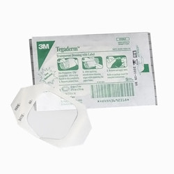 DRESSINGS FILM TRANS ADH FRAME STYLE LF ST 4IN X 4.75IN TEGADERM (50/BX 4BX/CS) [3M1626W]