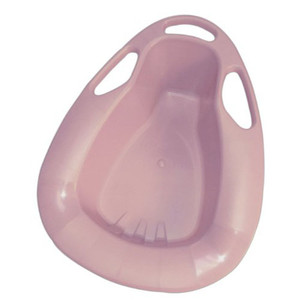 BEDPANS PLASTIC PONTOON COMMODE STACKABLE LF ROSE MAUVE MADE USA (50/CS) [500-PBP02-P]