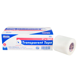 TAPES SURGICAL PLASTIC TRANS LF NS 2IN X 10YD (6RL/BX 12BX/CS) [600-TT02]