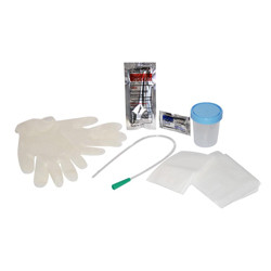 KITS/TRAYS URETHRAL CATHETERS DISP ST 14FR LF 16IN VINYL 2GLV COMPLIANCE SOLN (20/CS) [500-UKIT]