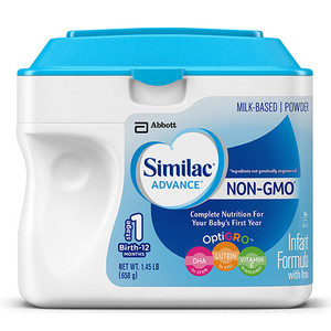 NUTRITIONALS SIMILAC ADV F/INFANT STG 1 NON-GMO 1.45LB PWD (6/CS) [154-64242]