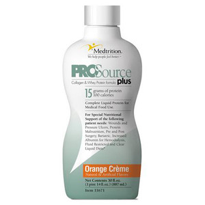 NUTRITIONALS PROSOURCE PLUS PROTEIN LIQ 30OZ ORANGE CREME BTL (4BTL/CS) [637-11671]