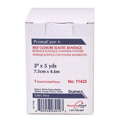 BANDAGES COMPRESSION WRAP ELASTIC W/VELCRO LF NS 3IN X 5YD COMPARE TO ACE (10/BX 5BX/CS) [500-VEB3]