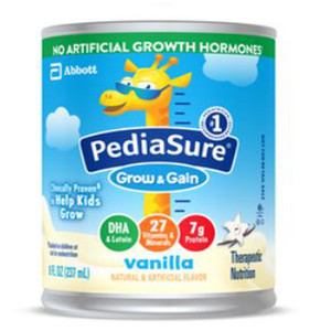 NUTRITIONALS PEDIASURE F/CHILD 8OZ CAN VAN (24/CS) [154-67522-EA]