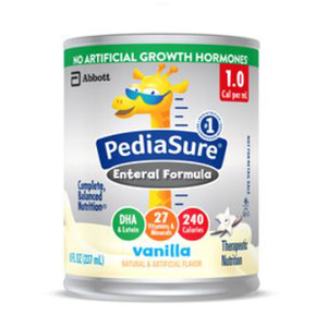 NUTRITIONALS PEDIASURE ENTERAL FORMULA 1.0 CAL 8OZ CAN VAN (24/CS) [154-67401-EA]