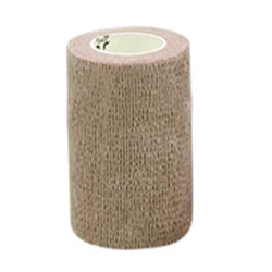 BANDAGES COMPRESSION WRAP ELASTIC COHESIVE SELF-ADH LATEX NS 6IN X 5YD TAN COMPARE TO COBAN (12/CS) [500-6455-6]