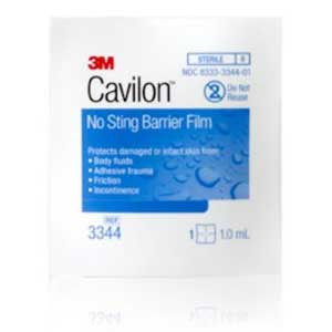 OSTOMY BARRIER WIPES STING FREE CAVILON (30/BX 4BX/CS) [3M3344-EA]