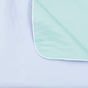 UNDERPADS REUSABLE 34IN X 36IN MOD SOAKER 65/35 COTTON/POLYVINYL GREEN BACKING (2DZ/CS) [600-UPAD-MV]