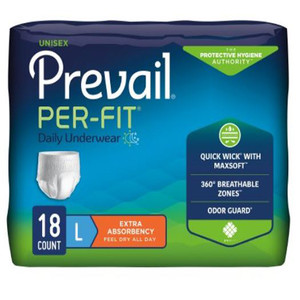 BRIEFS PULL UPS ADULT MOD ABS DISP LF FITS UP TO 58IN LG BLUE PER-FIT MADE USA (20/PK 4PK/CS) [009-PF513-PK]