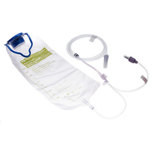 ENTERAL FEEDING SPIKE & 1000ML FLUSH BAG W/ANTI-FREE FLOW & SAFETY SCREW KANGAROO JOEY PORTABLE (30/CS) [150-765100-EA]