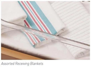 BLANKETS RECEIVING 100%C 36IN X 36IN 5.4OZ BEARS PRINT (DZ) [500-49339-B34]