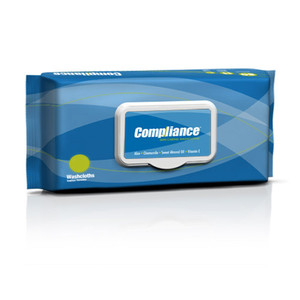 WIPES MOIST DISP PREMIUM STRENGTH LF 9IN X 13.5IN W/ALOE NEUTRAL SOFT PACK W/LID COMPLIANCE (48/PK 12PK/CS) [600-WC4N1-P-PK]