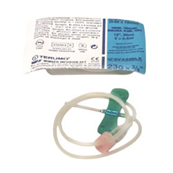 IV SETS W/WINGA 23GA X .75IN W/12IN TUBING (50/BX 4BX/CS) [500-S23W]