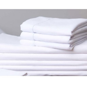 PILLOW CASE PERCALE T80 42IN X 46IN KING 50% COTTON/50% POLY WHITE (2DZ/CS) [600-PC4246]