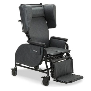 CHAIR GERI POSITIONING/RECLINER TILT-N-SPACE 18IN X 18.5IN 300LB CAP CHARCOAL MIDLINE (EA) [986-MID18WCHAR18D]