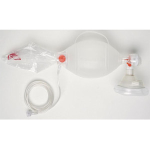 RESUSCITATORS MANUAL PULMONARY (MPR) AMBU ADULT DISP W/MASK BAG & PEEP VALVE SPUR II (12/CS) [124-AMB3611017CS]