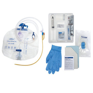 KITS/TRAYS PRECONNECTED FOLEY DISP ST 100% SILICONE LF 16FR 5CC COMPLIANCE SOLN (10/CS) [197-AS89416S]