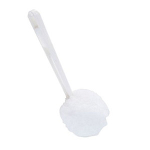 BRUSH TOILET BOWL MOP WHITE 12IN LENGTH 2IN HEAD ACID-RESISTANT PLASTIC DURALON (EA) [500-MB12-2]