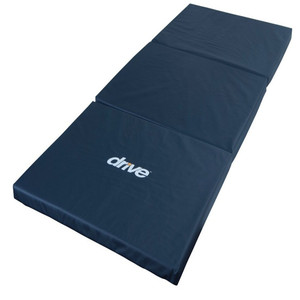 PADS/MATS FALL PROT FLOOR BEDSIDE TRI-FOLD 30IN X 72IN X 2IN W/BLUE VINUL TOP & BLK NON SLIP BOTTOM (EA) [482-14700]