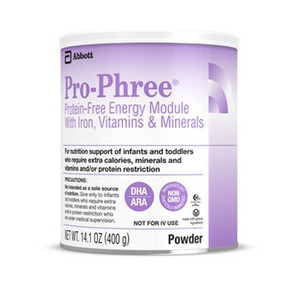 NUTRITIONALS PRO-PHREE PROTEIN-FREE F/CHILD W/IRON VITAMINS & MINERALS 14.01OZ PWD UNFLV (6/CS) [154-67030]