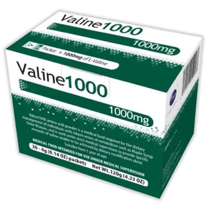 NUTRITIONALS VALINE1000 AMINO ACID MIX 4GM SINGLE USE PACKETS UNFLV (30PK/CS) [906-55132]
