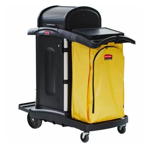 CARTS CLEANING W/LOCKING CABINET 22IN X 48.25IN X 53.5IN 7.25 CUBIC FT RUBBERMAID MADE USA (EA) [500-RCP9T7500]