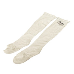 STOCKINGS ANTI-EMBOLISM KNEE HIGH OPEN TOE LONG 12-15IN CALF, 18-19IN LENGTH SIZE MD BLUE W/YELLOW TOE LIFESPAN (12PR/BX) [006-558-02]