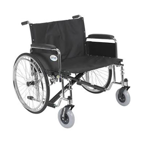 WHEELCHAIR 30IN BARIATRIC DET FULL ARMS 700LB CAP (EA) [500-WC30DE-FA]