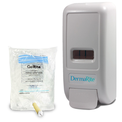 *DISC* DISPENSERS SOAP/SANITIZER MANUAL 800ML BAG WHITE COMPLIANCE SOLN (EA) [100-BB800]